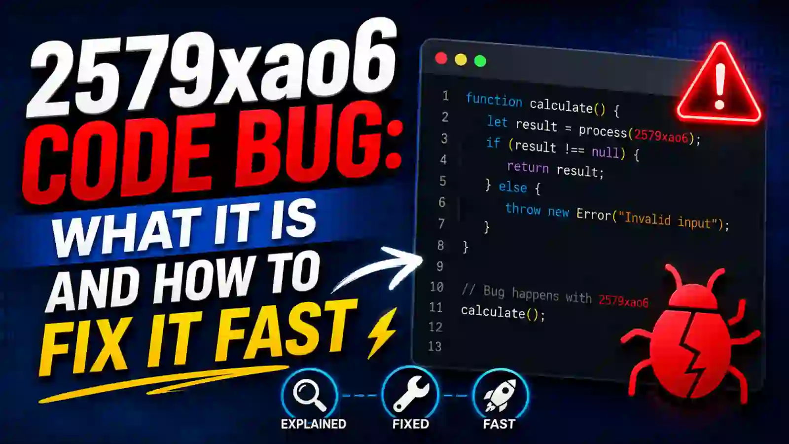 2579xao6 Code Bug