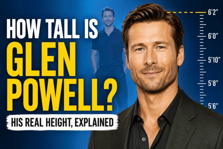 how tall is glen powell