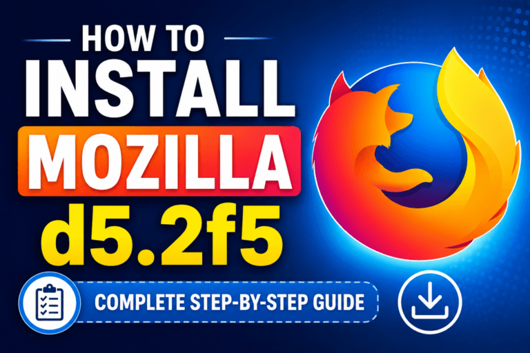 how to install mozillod5.2f5