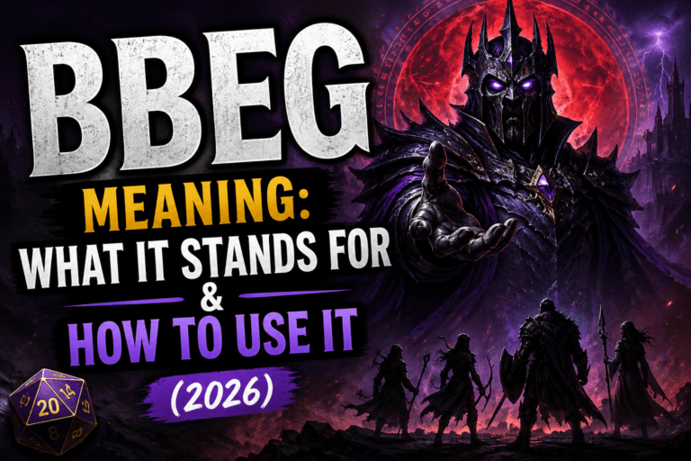 bbeg meaning