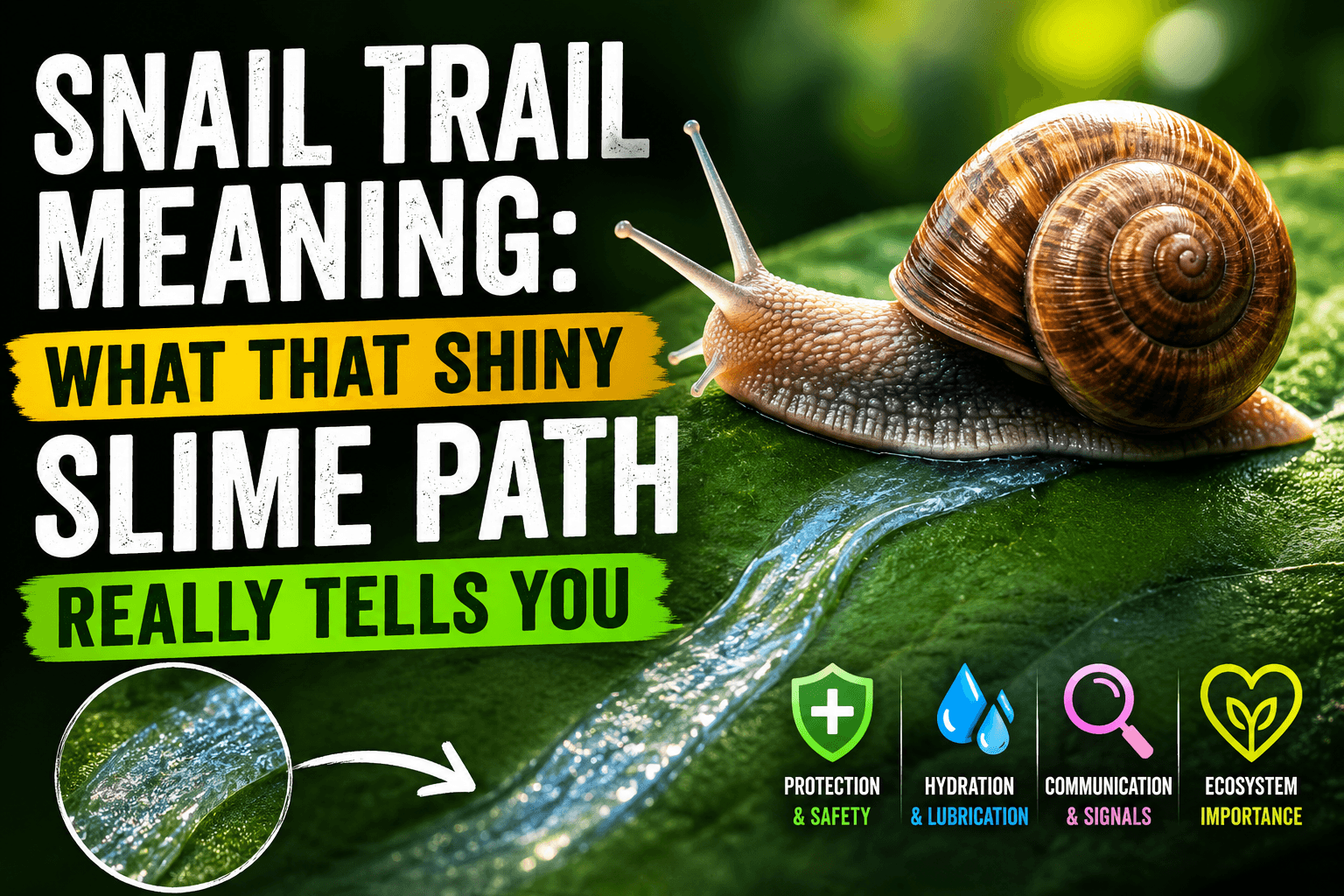 snail trail meaning
