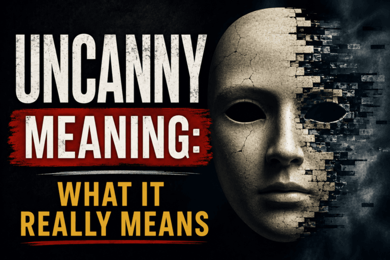 uncanny meaning